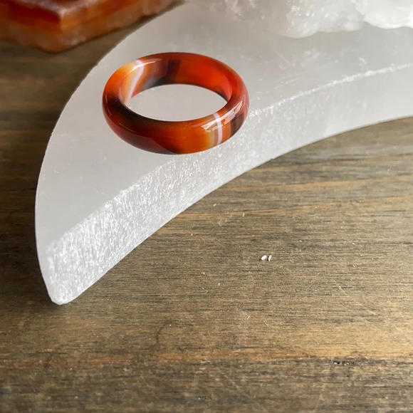 Alquimia Red and Brown Ring - Picture 1 of 4